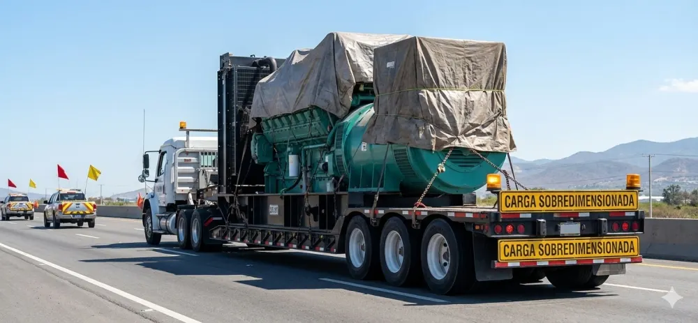 Transporte de carga sobredimensionada